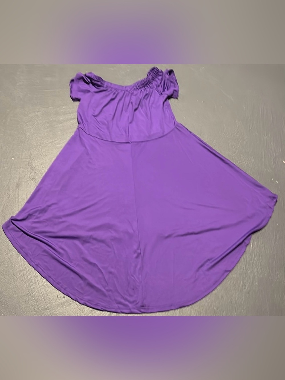 NWOT- Purple Off-Shoulder Dress